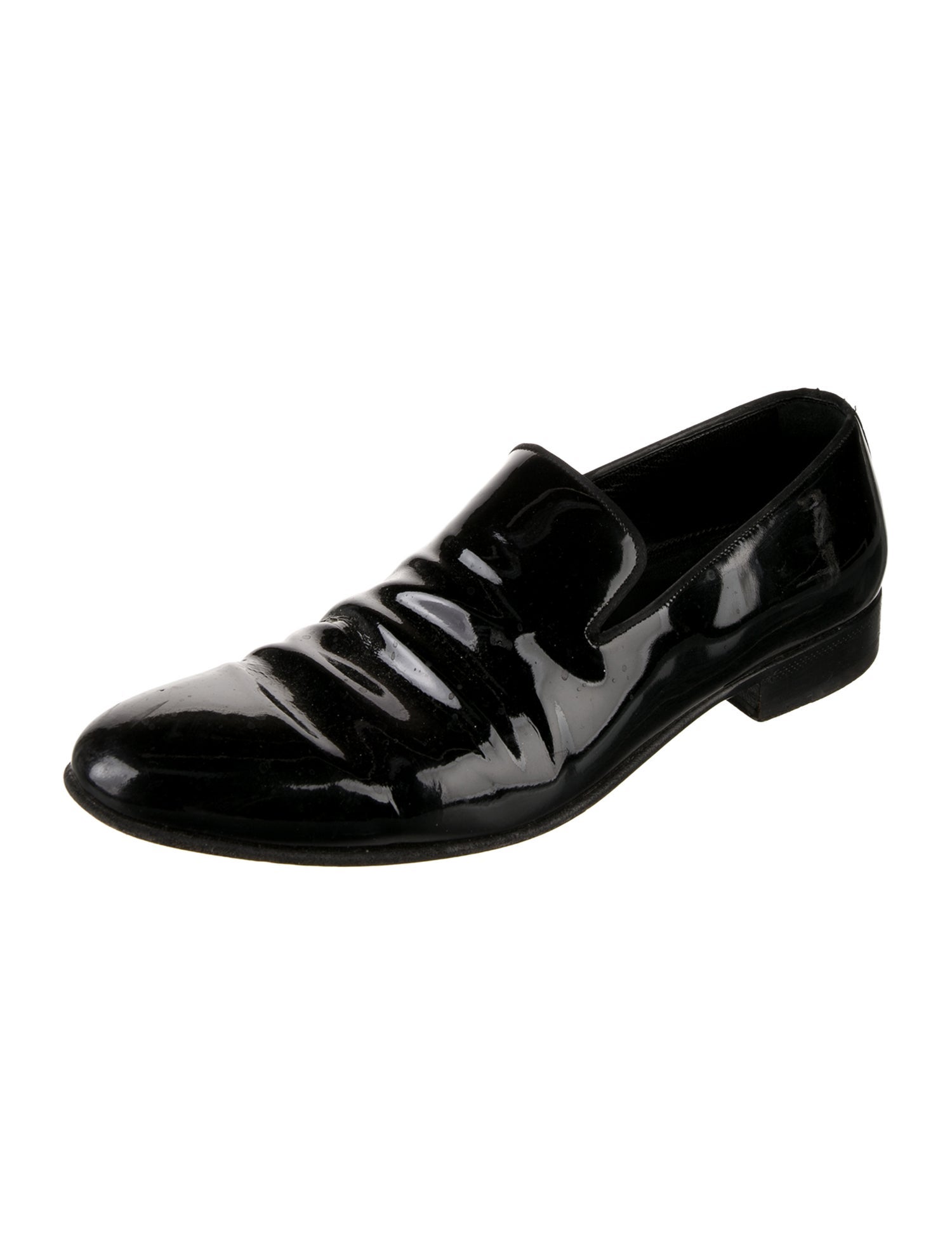 Sergio Rossi Patent Leather Loafers