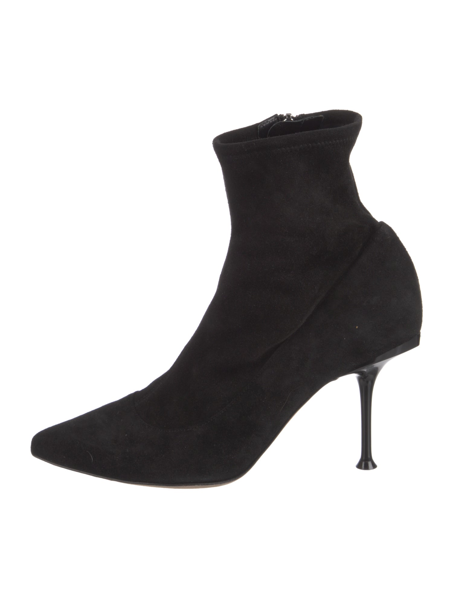 Sergio Rossi Suede Sock Boots