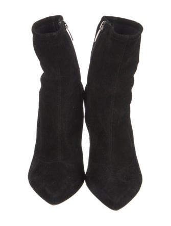 Sergio Rossi Suede Sock Boots