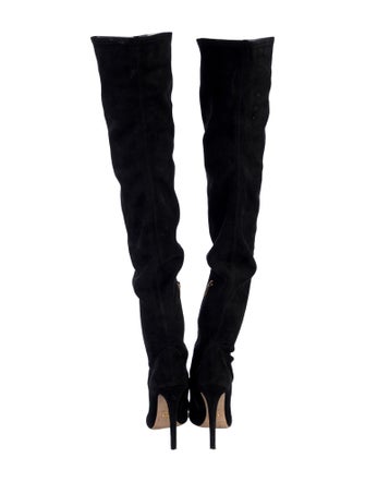 Sergio Rossi Suede Sock Boots