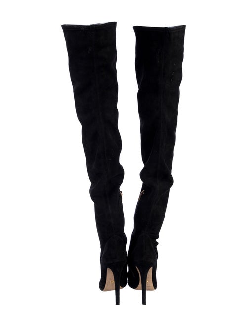 Sergio Rossi Suede Sock Boots