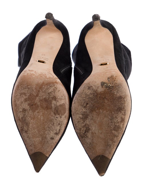 Sergio Rossi Suede Sock Boots