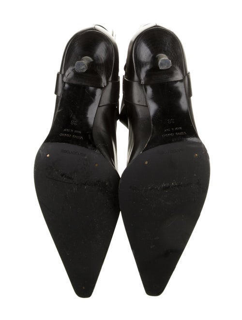 Sergio Rossi Leather Moto Boots