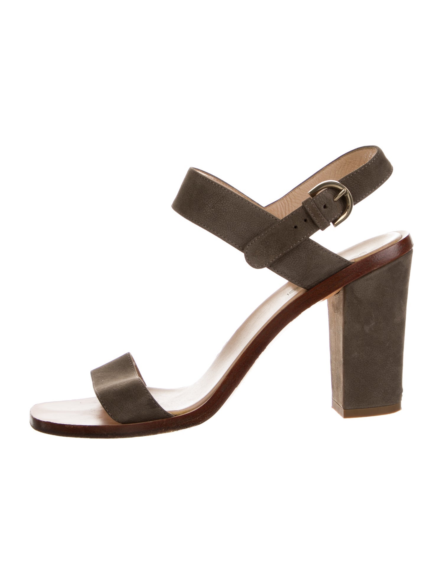 Sergio Rossi Suede Slingback Sandals