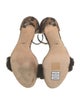 Sergio Rossi Ponyhair Animal Print Sandals