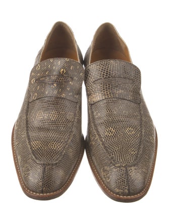 Sergio Rossi Leather Dress Loafers