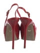 Sergio Rossi Patent Leather Slingback Pumps