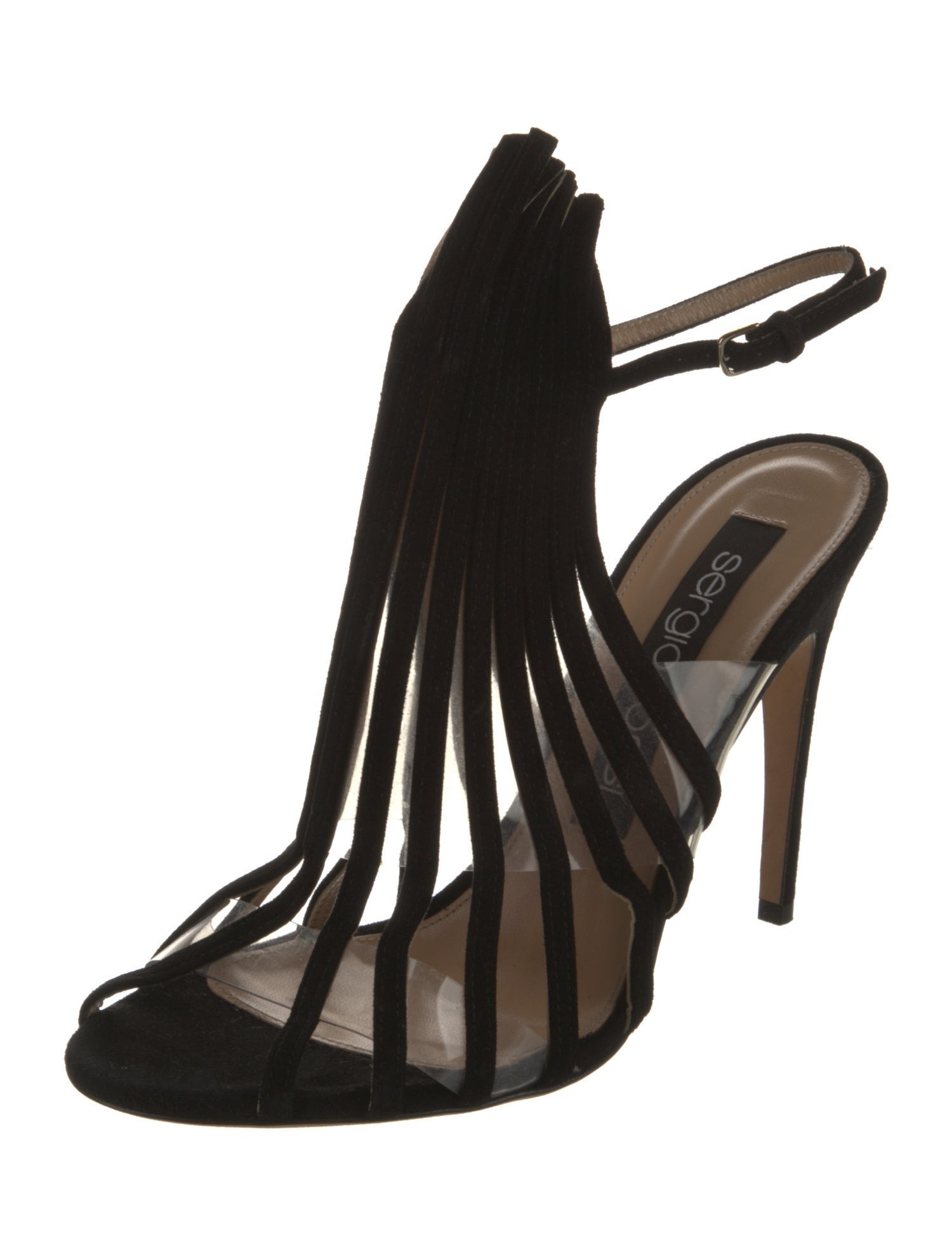 Sergio Rossi Suede Slingback Pumps