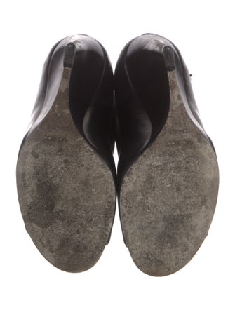 Sergio Rossi Leather Printed Pumps