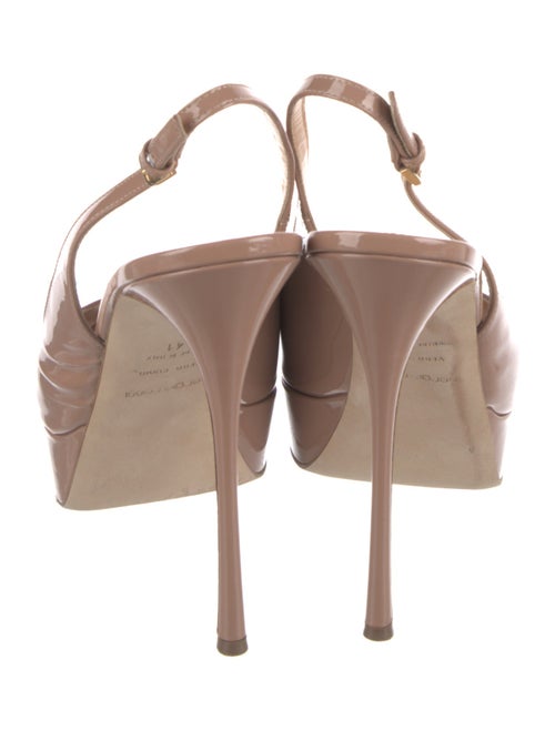 Sergio Rossi Patent Leather Slingback Pumps