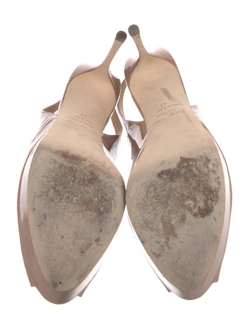 Sergio Rossi Patent Leather Slingback Pumps