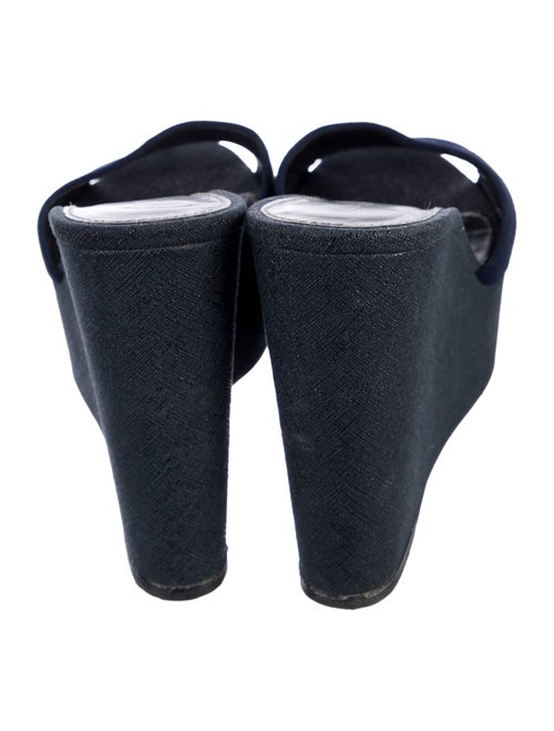 Sergio Rossi Suede Cutout Accent Espadrilles