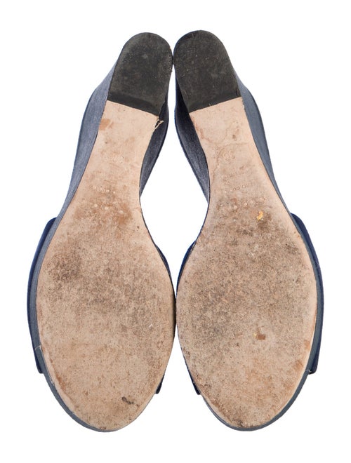 Sergio Rossi Suede Cutout Accent Espadrilles
