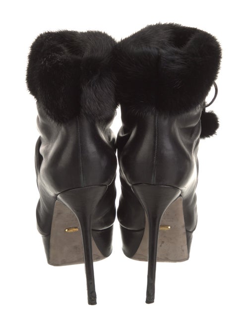 Sergio Rossi Leather Animal Print Pumps