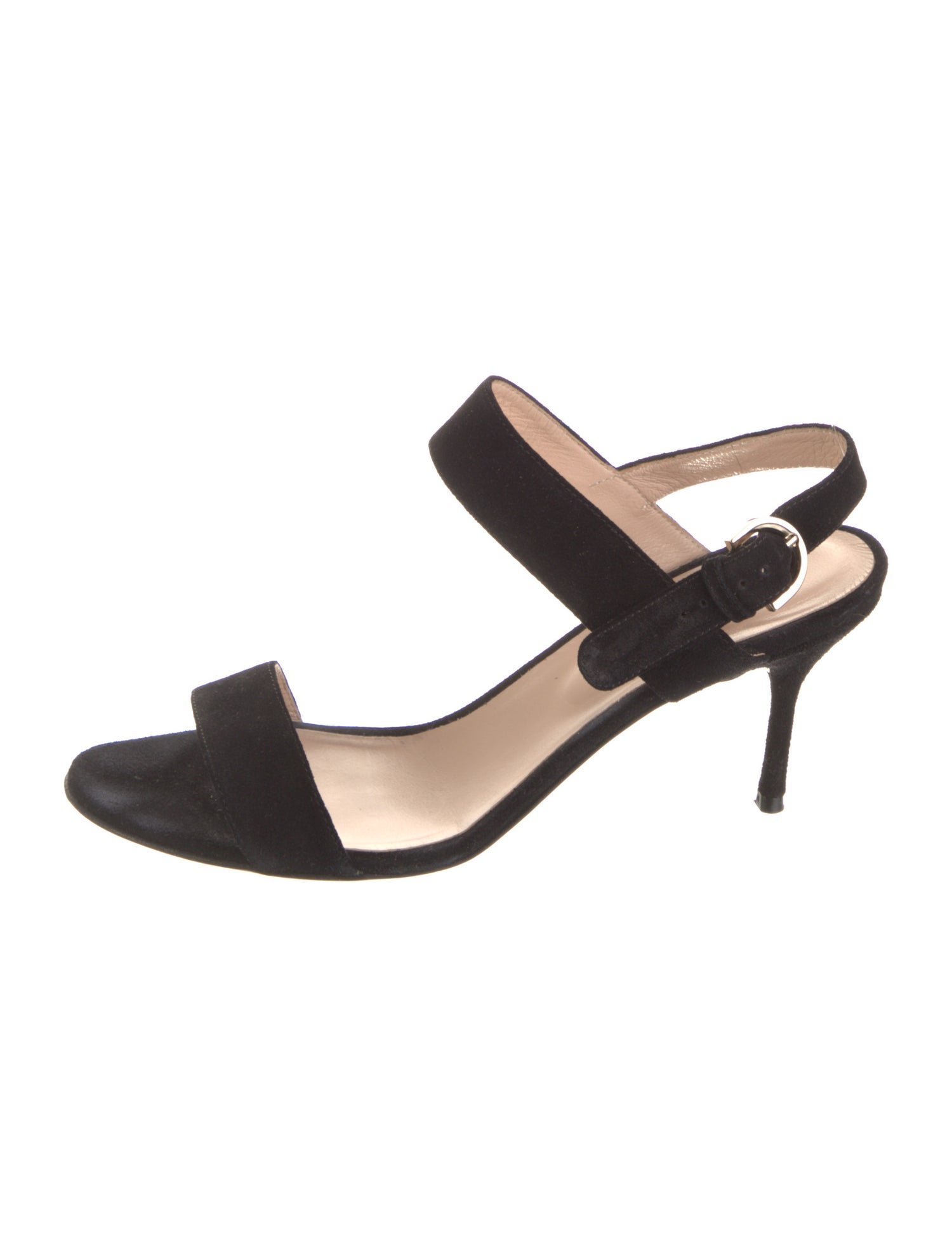 Sergio Rossi Suede Slingback Sandals