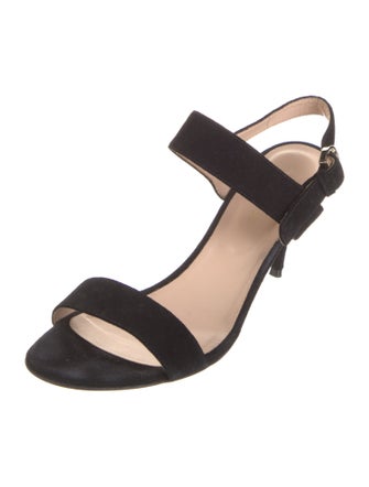 Sergio Rossi Suede Slingback Sandals