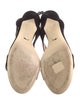 Sergio Rossi Suede Slingback Sandals