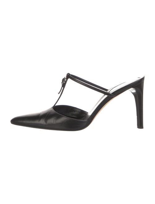 Sergio Rossi Leather Mules