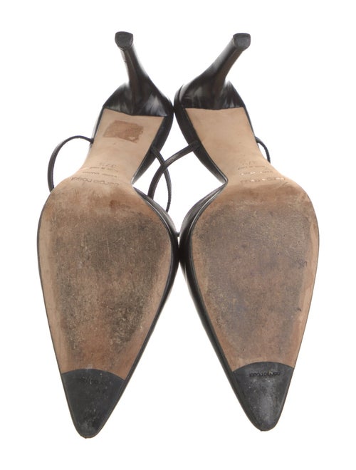 Sergio Rossi Leather Mules