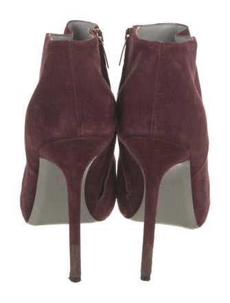 Sergio Rossi Suede Animal Print Boots