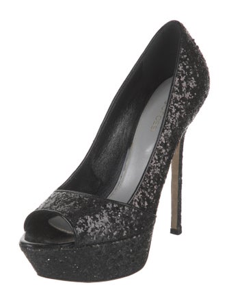 Sergio Rossi Glitter Glitter Accents Pumps