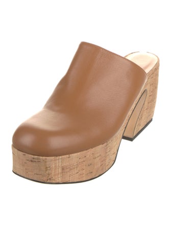 Sergio Rossi Leather Mules