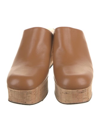 Sergio Rossi Leather Mules