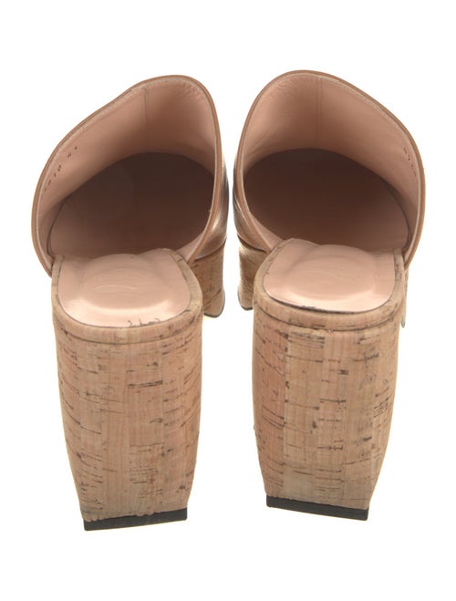 Sergio Rossi Leather Mules