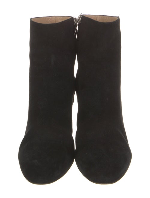 Sergio Rossi Suede Studded Accents Boots