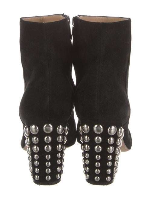 Sergio Rossi Suede Studded Accents Boots