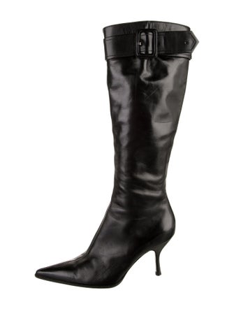 Sergio Rossi Leather Boots