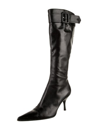 Sergio Rossi Leather Boots