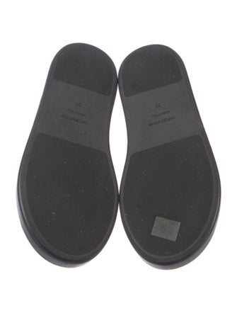 Sergio Rossi Leather Slides