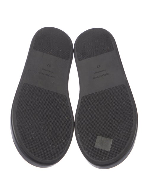 Sergio Rossi Leather Slides