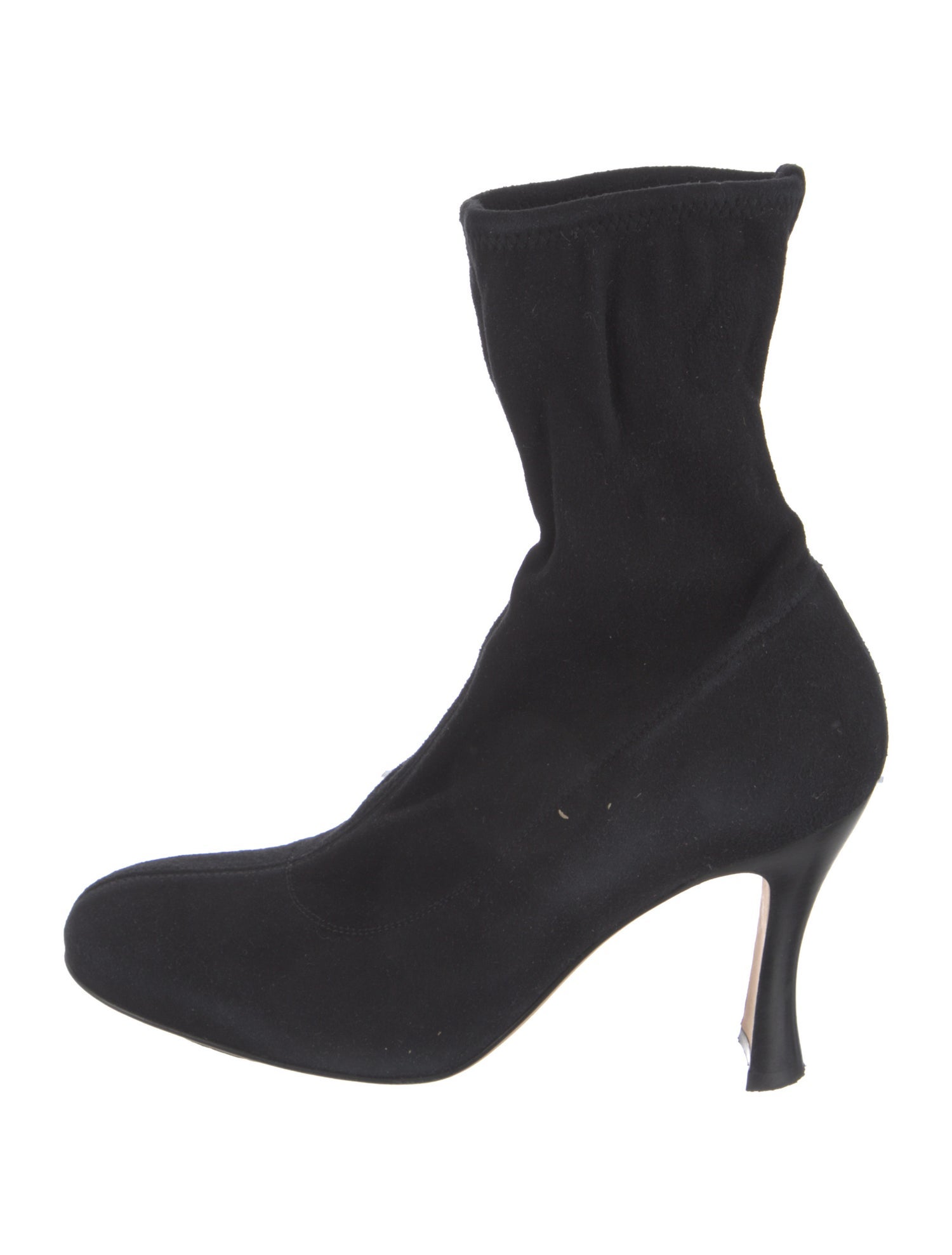 Sergio Rossi Suede Sock Boots