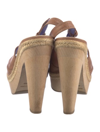 Sergio Rossi Leather Slingback Pumps