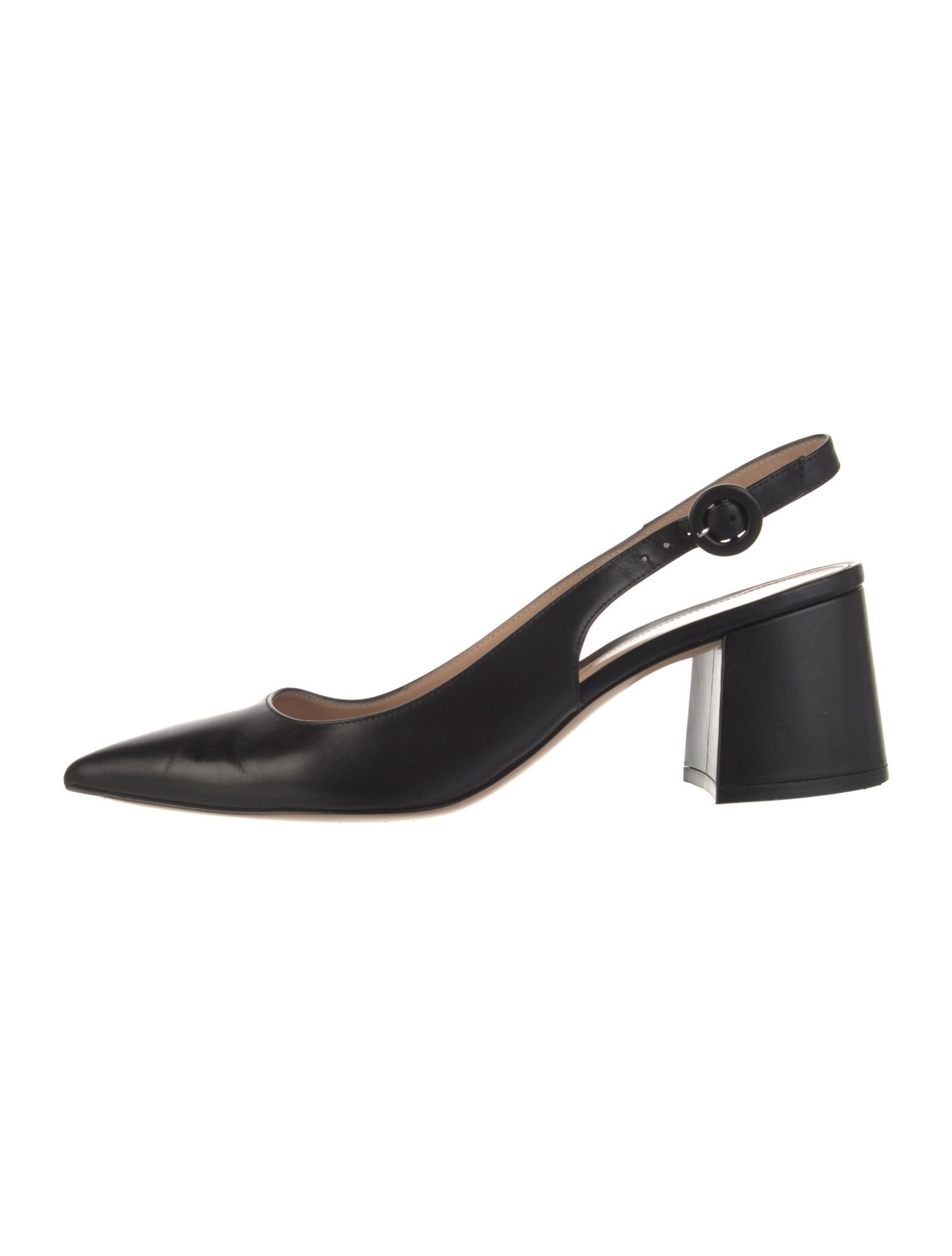 Sergio Rossi Leather Slingback Pumps