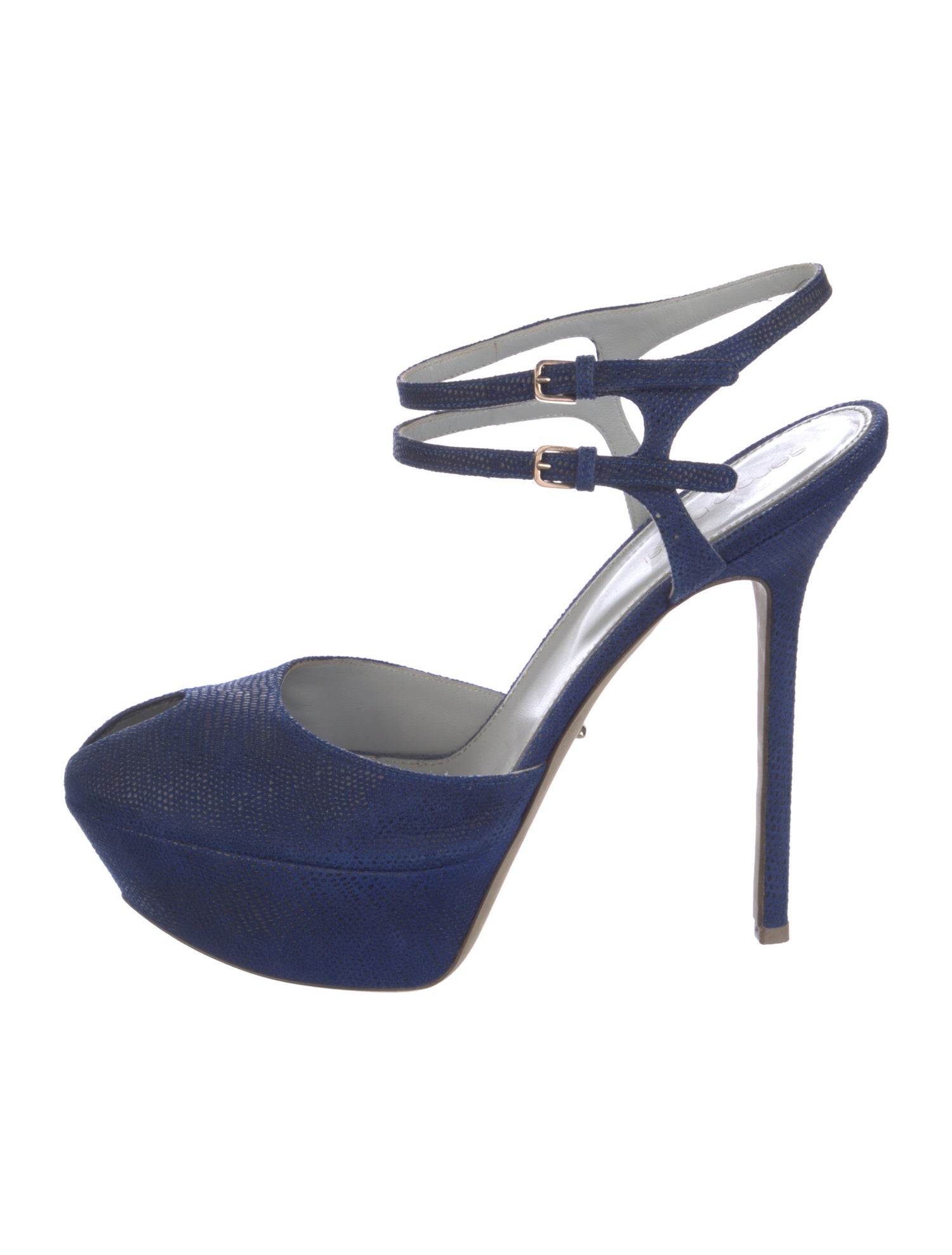 Sergio Rossi Leather Slingback Pumps