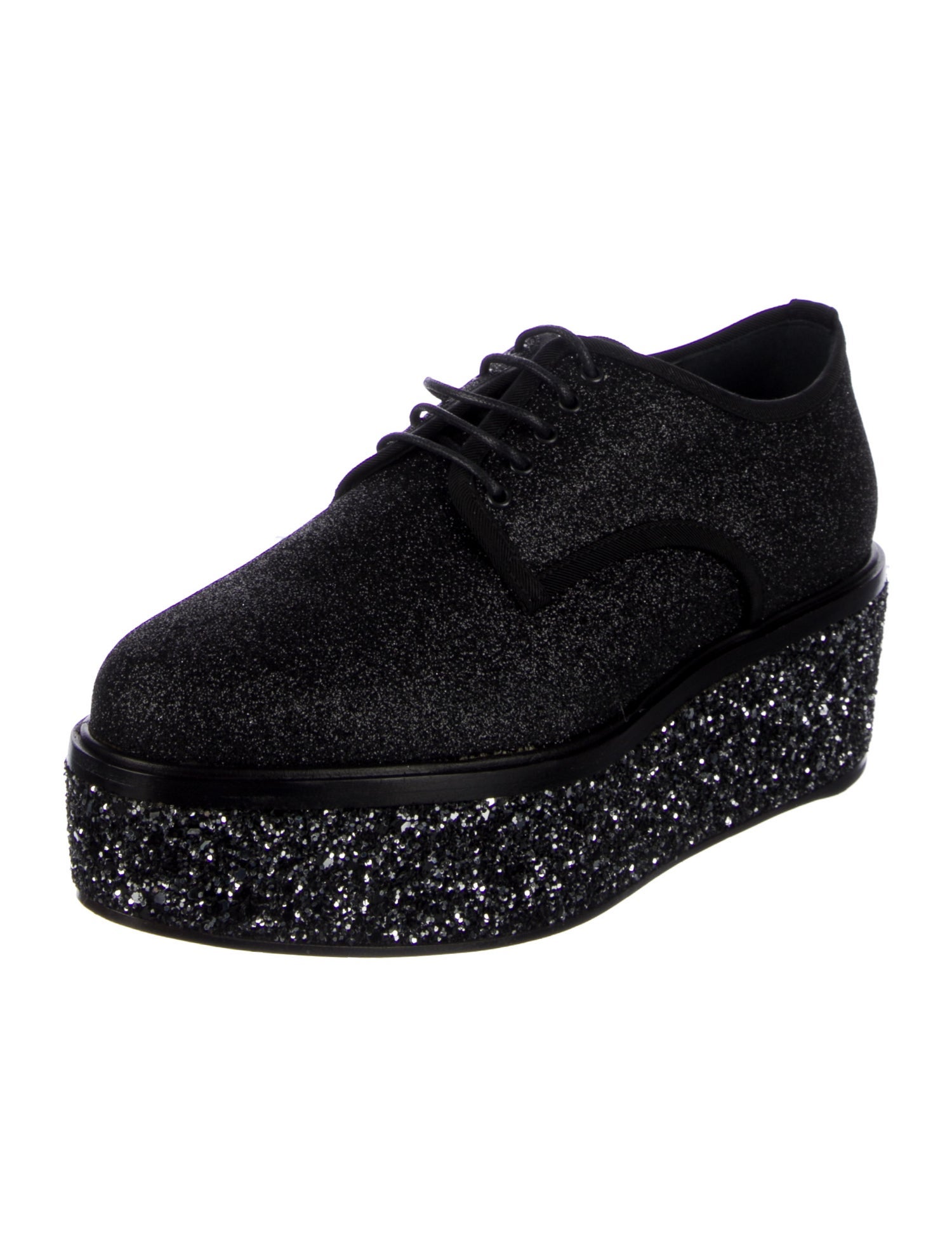 Sergio Rossi Glitter Oxfords