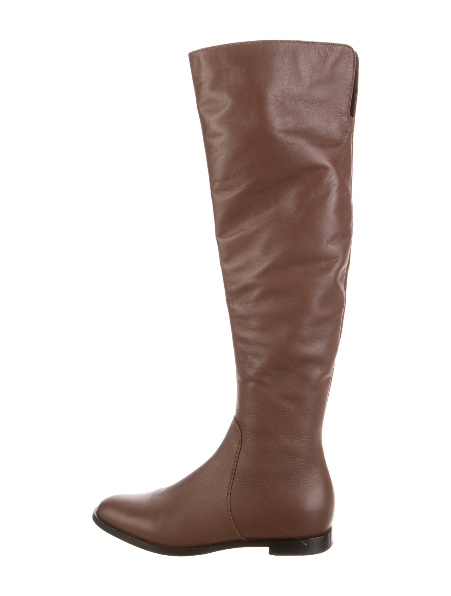 Sergio Rossi Leather Riding Boots
