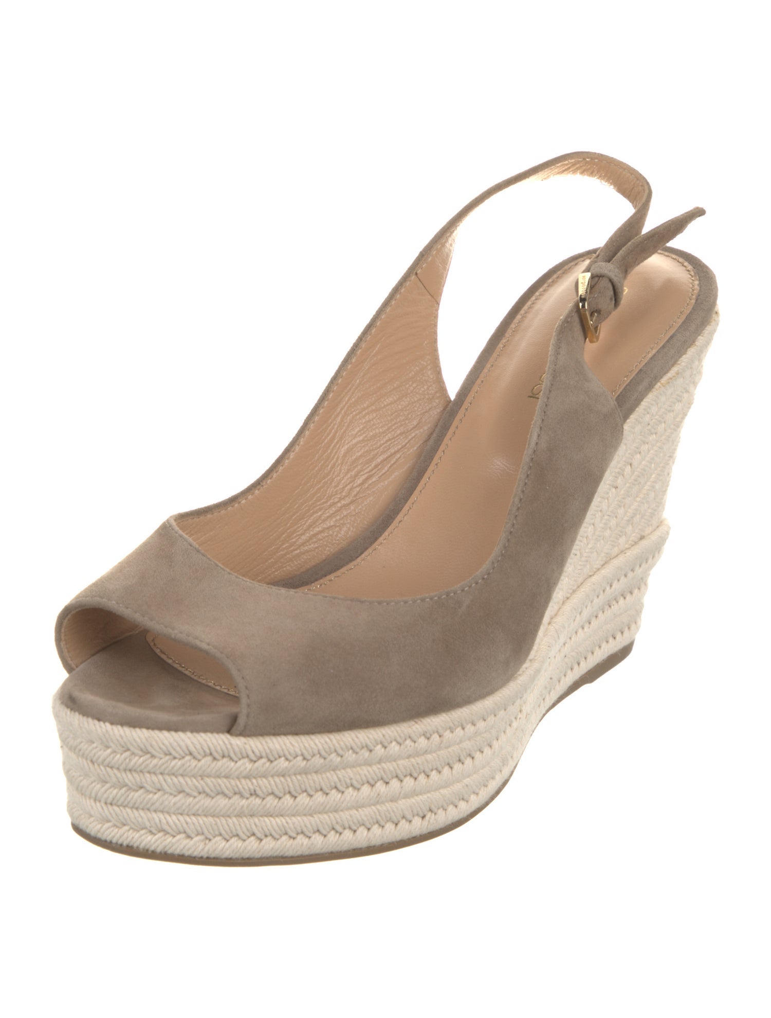 Sergio Rossi Suede Slingback Sandals