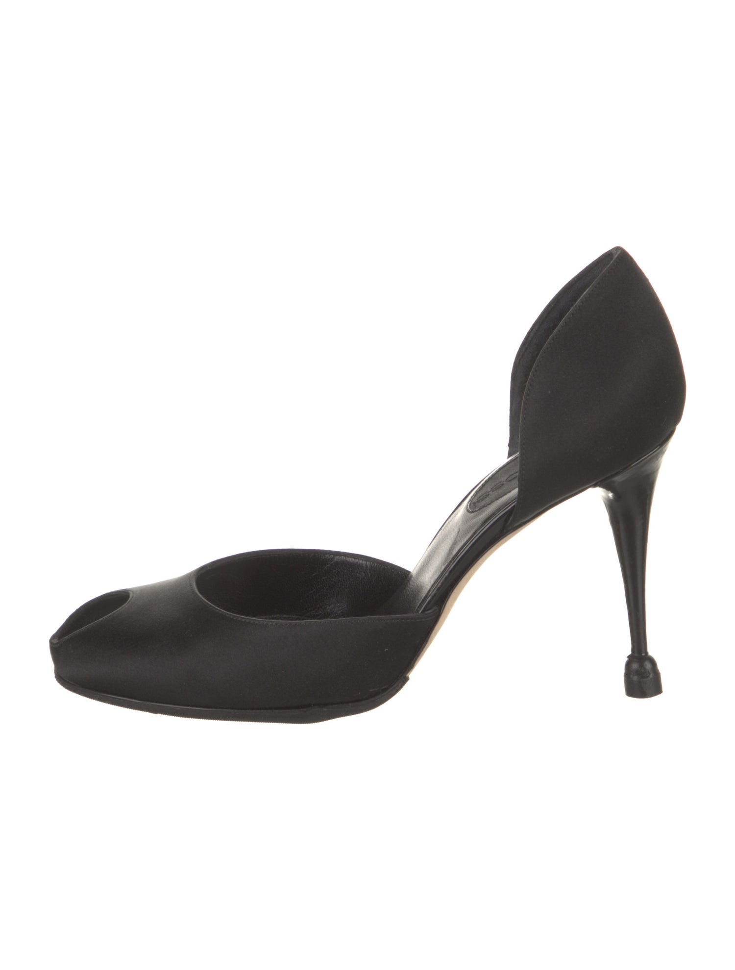 Sergio Rossi Satin D'Orsay Pumps