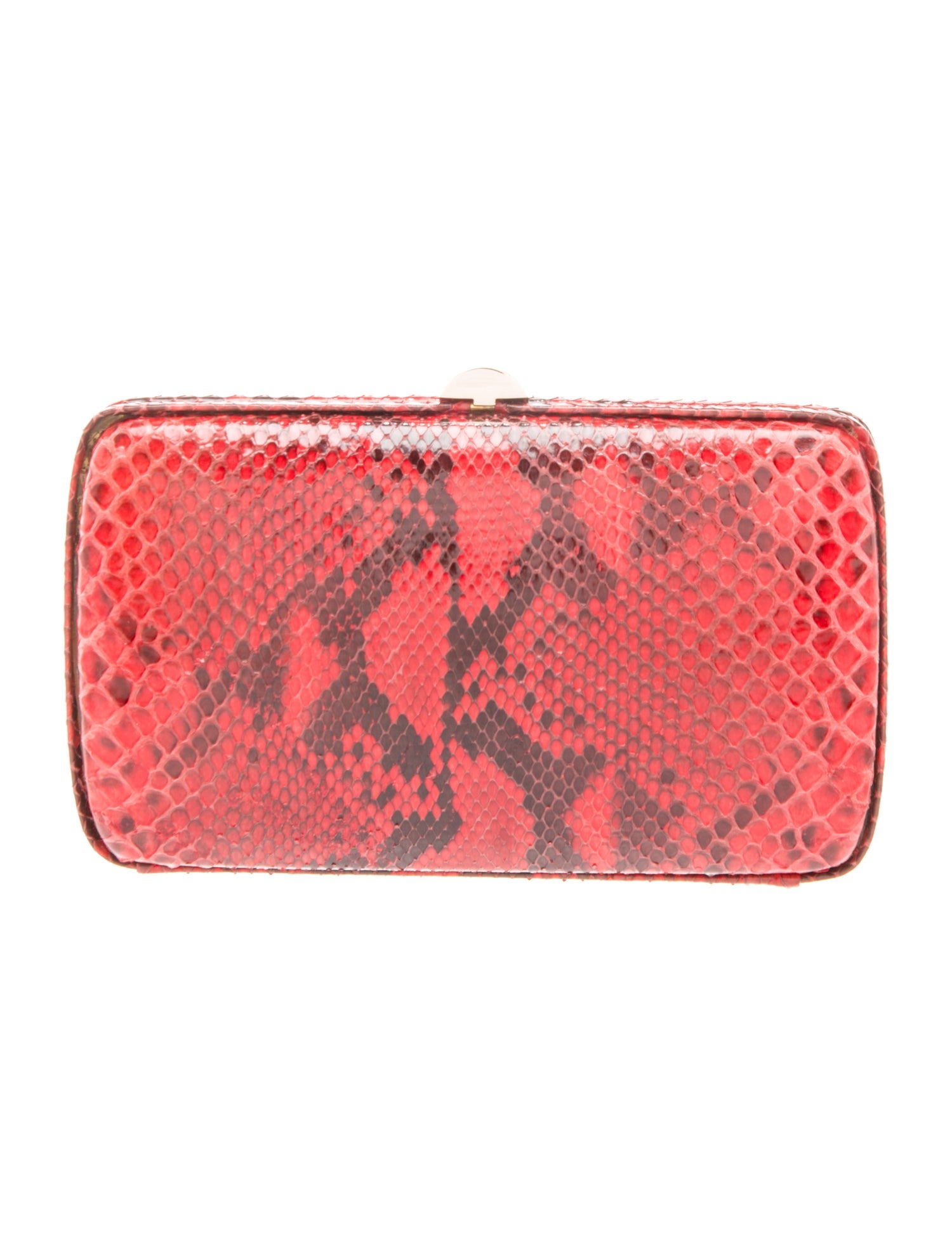 Sergio Rossi Snakeskin Clutch