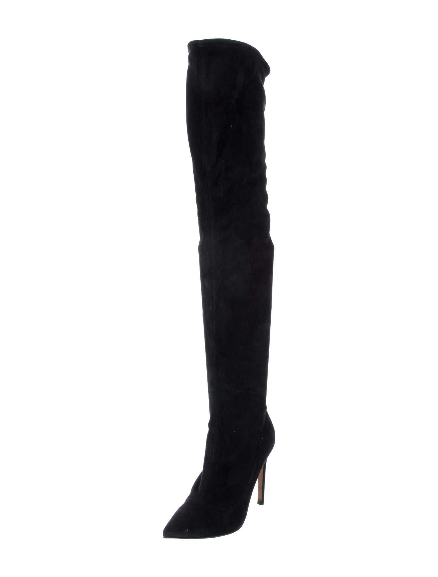 Sergio Rossi Suede Sock Boots