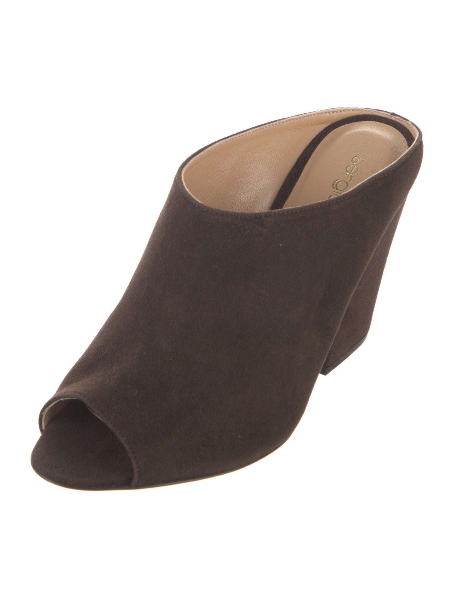 Sergio Rossi Suede Mules