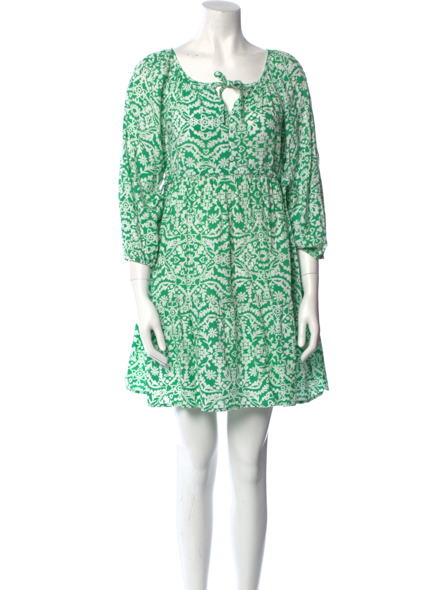 Seraphin Printed Mini Dress