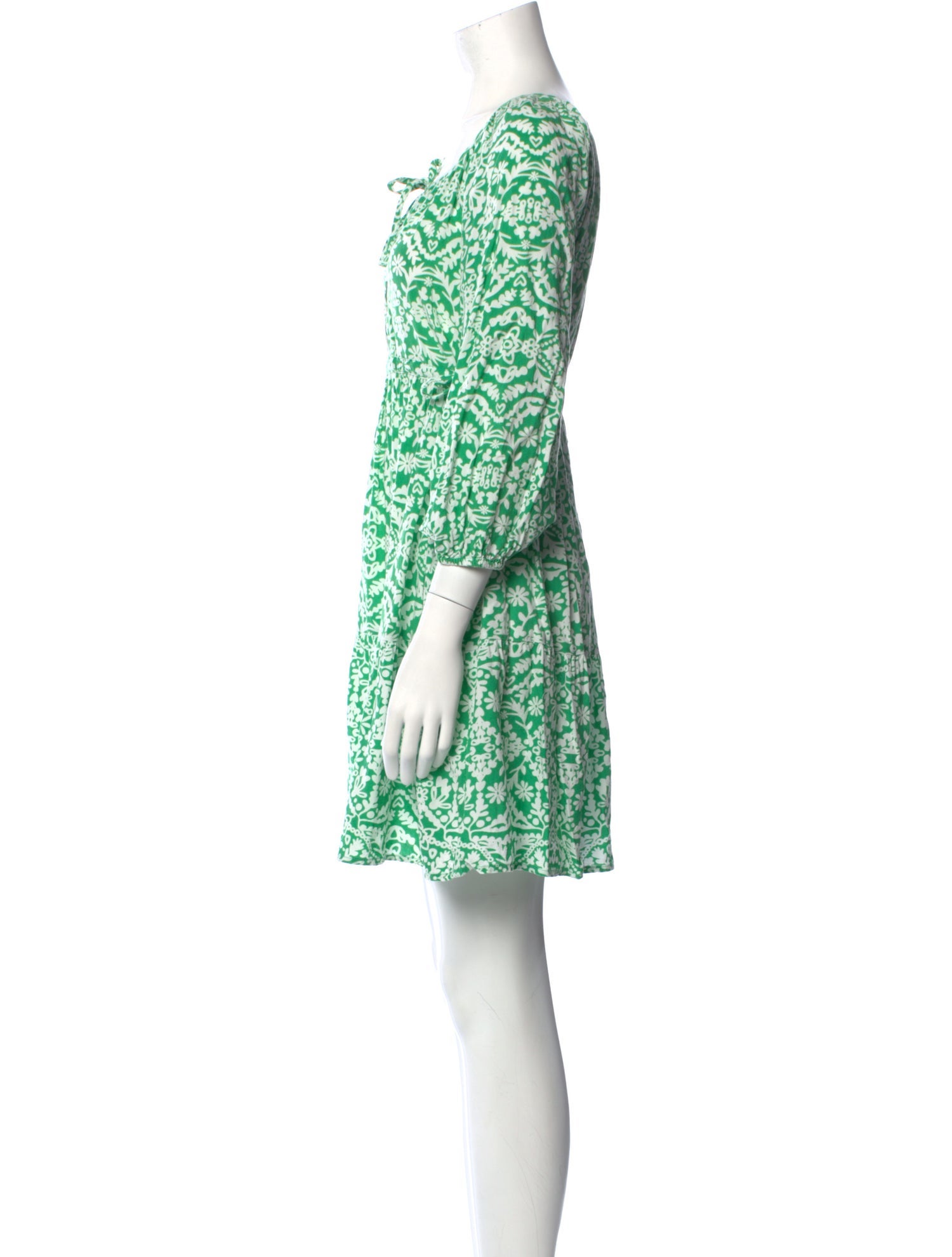 Seraphin Printed Mini Dress