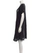 Seraphin V-Neck Knee-Length Dress