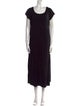 Seraphin Scoop Neck Midi Length Dress