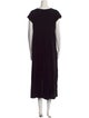 Seraphin Scoop Neck Midi Length Dress